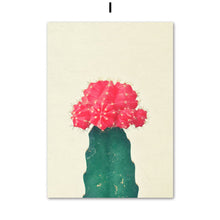 Load image into Gallery viewer, Tropical Cactus Monstera Aloe Leaf Wall Art Canvas Painting Nordic Posters And Prints Plant Wall Pictures For Living Room Decor - SallyHomey Life's Beautiful