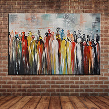 Load image into Gallery viewer, 100% Hand Painted abstract oil painting Pop Art Cartoon