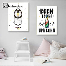 Load image into Gallery viewer, Cartoon Girl Pineapple Wall Art Canvas Funny Posters and Prints Minimalist Painting Nursery Picture Children Bedroom Decoation - SallyHomey Life's Beautiful