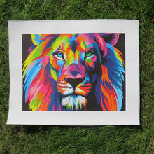 Load image into Gallery viewer, Animals Abstract Canvas Painting HD Printed Lion Canvas Art Print Poster Wall Art Pictures for Living Room Home Decoration Gift - SallyHomey Life's Beautiful