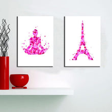 Load image into Gallery viewer, 🔥Abstract Art Canvas Painting Pink Ballerina Canvas Art Print Poster For Living Room Wall Picture Home Decor Gift - SallyHomey Life's Beautiful