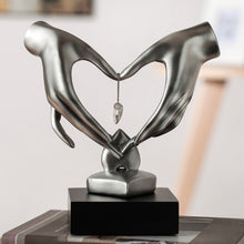 Load image into Gallery viewer, Hand Heart-Shaped Figurines Crystal Art Sculpture Handicrafts Resin Art&Craft Home Decoration Accessories Birthday Gift R798