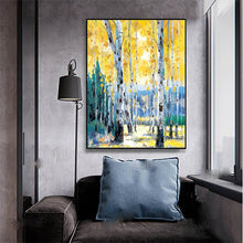 Load image into Gallery viewer, 100% Hand painted Modern scenery Art Oil Painting On Canvas Wall Art Wall Adornment pictures Painting For Living Room Home Decor