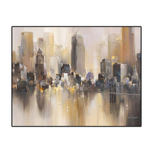 Load image into Gallery viewer, 100% Hand Painted Abstract City Buildings Oil Painting On Canvas Wall Art Frameless Picture Decoration For Live Room Home Decor