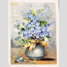 Load image into Gallery viewer, 100% Hand Painted Peony Bonsai Vave Art Oil Painting On Canvas Wall Art Wall Adornment Picture Painting For Live Room Home Decor