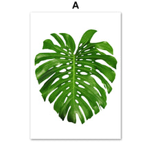 Load image into Gallery viewer, Nature Monstera Ivy Green Leaves Plants Wall Art Canvas Painting Nordic Posters And Prints Wall Pictures For Living Room Decor - SallyHomey Life's Beautiful