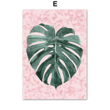 Load image into Gallery viewer, Tropical Cactus Monstera Aloe Leaf Wall Art Canvas Painting Nordic Posters And Prints Plant Wall Pictures For Living Room Decor - SallyHomey Life's Beautiful