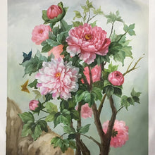 Load image into Gallery viewer, 100% Hand Painted Peonys Plants Art Oil Painting On Canvas Wall Art Frameless Picture Decoration For Live Room Home Decor Gift
