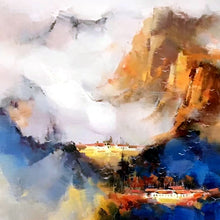 Load image into Gallery viewer, 100% Hand Painted Abstract Lanscape Oil Painting On Canvas Wall Art Frameless Picture Decoration For Live Room Home Decor Gift