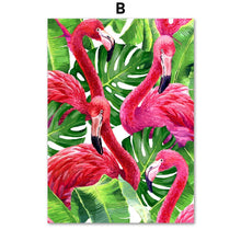 Load image into Gallery viewer, Jasmine Cactus Monstera Peony Flamingo Wall Art Canvas Painting Nordic Posters And Prints Wall Pictures For Living Room Decor - SallyHomey Life's Beautiful