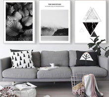 Load image into Gallery viewer, Tropical Leaf Landscape Poster Quotes Nordic Wall Art Canvas Prints Abstract Painting Scandinavian Style Decorative Picture - SallyHomey Life's Beautiful