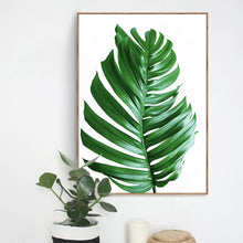 Load image into Gallery viewer, Tropical Plants Monstera Banana Leaf Nordic Posters And Prints Wall Art Canvas Painting Wall Pictures For Living Room Decor - SallyHomey Life's Beautiful