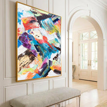 Load image into Gallery viewer, 100% Hand painted abstract scenery Art Oil Painting On Canvas Wall Art Wall Adornment pictures Painting For Live Room Home Decor