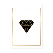 Load image into Gallery viewer, Geometric Diamonds Wall Art Canvas Posters Prints Abstract Painting Decorative Picture for Kids Room Nordic Decoration - SallyHomey Life's Beautiful