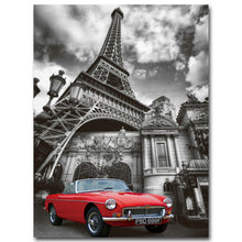 Load image into Gallery viewer, Paris Eiffel Tower Poster Minimalist Art Canvas Painting A4 Black White Cityscape Wall Picture Print Modern Home Office  Decor - SallyHomey Life's Beautiful