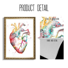 Load image into Gallery viewer, Anatomy Art Human Heart Brain Lungs Wall Art Canvas Painting Nordic Posters And Prints Wall Pictures For Doctor Office Decor - SallyHomey Life's Beautiful