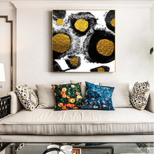 Load image into Gallery viewer, Glamour Abstract Artwork, Black And Gold Abstract Canvas Print, Posters and Prints Wall Decor Canvas Paintings for Living Room - SallyHomey Life's Beautiful