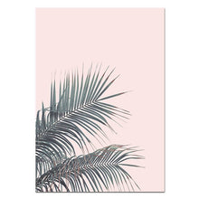 Load image into Gallery viewer, Scandinavian Tropical Decoration Sea Leaf Canvas Poster Landscape Nordic Style Wall Art Print Nature Painting Decorative Picture - SallyHomey Life's Beautiful