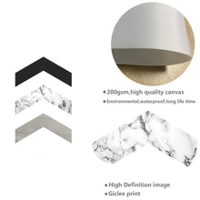Load image into Gallery viewer, Geometric Marble Arrow Wall Art Canvas Posters Prints Nordic Style Abstract Painting Minimalist Wall Pictures for Living Room - SallyHomey Life's Beautiful