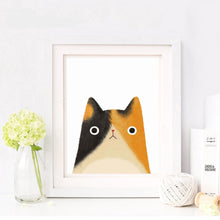 Load image into Gallery viewer, Abstract Cute Cat Pictures for Kids Bedroom - SallyHomey Life's Beautiful