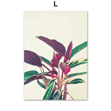 Load image into Gallery viewer, Tropical Cactus Monstera Aloe Leaf Wall Art Canvas Painting Nordic Posters And Prints Plant Wall Pictures For Living Room Decor - SallyHomey Life's Beautiful