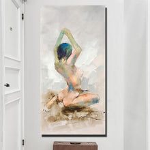 Load image into Gallery viewer, 🔥Abstract Canvas Painting Nude Woman's Back Print Poster Wall Painting For Living Room Wall Art Picture Home Decor Gift No Frame - SallyHomey Life's Beautiful