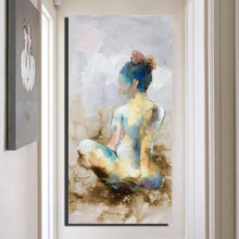 Load image into Gallery viewer, 🔥Abstract Canvas Painting Nude Woman's Back Print Poster Wall Painting For Living Room Wall Art Picture Home Decor Gift No Frame - SallyHomey Life's Beautiful