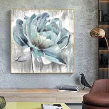 Load image into Gallery viewer, 100% Hand Painted Modern white flower Oil Painting On Canvas Wall Art Frameless Picture Decoration For Live Room Home Decor Gift