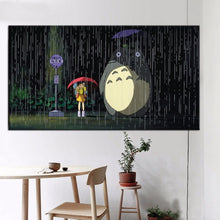 Load image into Gallery viewer, Modern Cartoon Movie Posters and Prints On Canvas Wall Art Canvas Painting Miyazaki Hayao Pictures Deocration For Kids Bedroom - SallyHomey Life's Beautiful