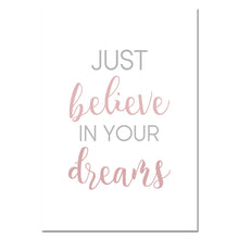 Load image into Gallery viewer, Star Rabbit Cartoon Wall Art Canvas Poster Nursery Quote Prints Nordic Style Painting Wall Picture Children Bedroom Decoration - SallyHomey Life's Beautiful