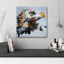 Load image into Gallery viewer, 100% Hand Painted Abstract Eagle Head Oil Painting On Canvas Wall Art Frameless Picture Decoration For Live Room Home Decor Gift