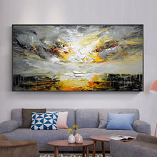 Load image into Gallery viewer, 100% Hand Painted Abstract Mountain Oil Painting On Canvas Wall Art Frameless Picture Decoration For Live Room Home Decor Gift
