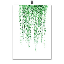Load image into Gallery viewer, Plants Leaves Cactus Monstera Wall Art Canvas Painting Nordic Posters And Prints Wall Pictures For Living Room Bed Room Decor - SallyHomey Life's Beautiful