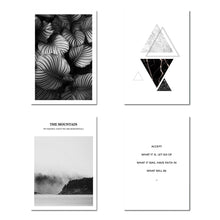 Load image into Gallery viewer, Tropical Leaf Landscape Poster Quotes Nordic Wall Art Canvas Prints Abstract Painting Scandinavian Style Decorative Picture - SallyHomey Life's Beautiful