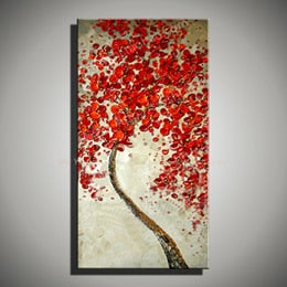 Decorative pictures modern abstract oil painting acrylic painting flower cheap modern paintings wall picture for living room - SallyHomey Life's Beautiful