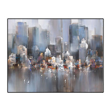 Load image into Gallery viewer, 100% Hand Painted Abstract City Building Oil Painting On Canvas Wall Art Frameless Picture Decoration For Live Room Home Decor