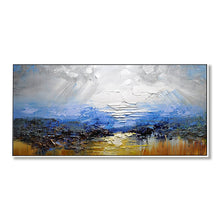 Load image into Gallery viewer, 100% Hand Painted Abstract Mountain Oil Painting On Canvas Wall Art Frameless Picture Decoration For Live Room Home Decor Gift