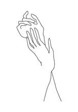 Load image into Gallery viewer, Abstract Lady Line Drawing Picture Home Decor Nordic Canvas Painting Wall Art Figure Body Hand Posters and Print for Living Room - SallyHomey Life's Beautiful