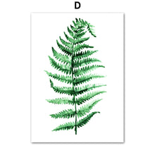 Load image into Gallery viewer, Plants Leaves Cactus Monstera Wall Art Canvas Painting Nordic Posters And Prints Wall Pictures For Living Room Bed Room Decor - SallyHomey Life's Beautiful