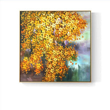 Load image into Gallery viewer, 100% Hand Painted Flowers Trees Art Oil Painting On Canvas Wall Art Wall Adornment Pictures Painting For Living Room Home Decor