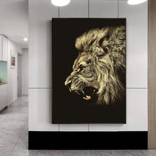 Load image into Gallery viewer, Modern Animal Posters And Digital Prints Wall Art Canvas Painting Lion Pictures Wall Decoration For Living Room Wall Frameless - SallyHomey Life's Beautiful