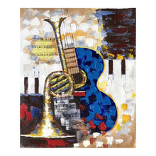 Load image into Gallery viewer, 100% Hand Painted Abstract Musical Instrume Painting On Canvas Wall Art Wall Adornment Picture Painting For Live Room Home Decor