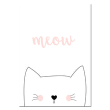 Load image into Gallery viewer, Star Rabbit Cartoon Wall Art Canvas Poster Nursery Quote Prints Nordic Style Painting Wall Picture Children Bedroom Decoration - SallyHomey Life's Beautiful