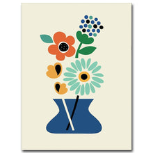 Load image into Gallery viewer, Nordic Art Cartoon Animal Poster Elephant Giraffe Tiger Minimalist Canvas Painting Nursery Picture Children Room Decoration 340 - SallyHomey Life's Beautiful