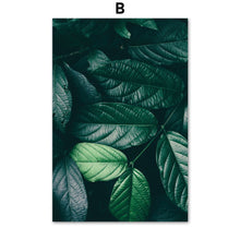 Load image into Gallery viewer, Nature Tropical Palm Leaf Monstera Wall Art Canvas Painting Nordic Posters And Prints Wall Pictures For Living Room Home Decor - SallyHomey Life's Beautiful