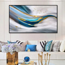Load image into Gallery viewer, 100% Hand Painted Abstract Sea Wave Oil Painting On Canvas Wall Art Frameless Picture Decoration For Live Room Home Decor Gift