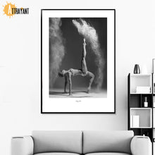 Load image into Gallery viewer, Dance Pose Girl Body Wall Art Canvas Painting Nordic Posters And Prints Black White Wall Pictures For Living Room Bedroom Decor - SallyHomey Life's Beautiful