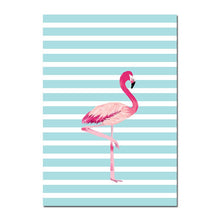 Load image into Gallery viewer, Cartoon Unicorn Flamingo Nursery Posters Prints Wall Art Canvas Painting Picture Nordic Kids Bedroom Decoration - SallyHomey Life's Beautiful