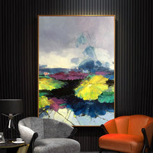 Load image into Gallery viewer, 100% Hand Painted Abstract Colourful Scenery Oil Painting On Canvas Wall Art Frameless Picture Decoration For Live Room Home Dec
