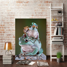 Load image into Gallery viewer, Modern Animals Posters HD Printed on Canvas Wall Art Canvas Painting Cute Frogs Decorative Pictures for Kids Room Decor Gifts - SallyHomey Life's Beautiful